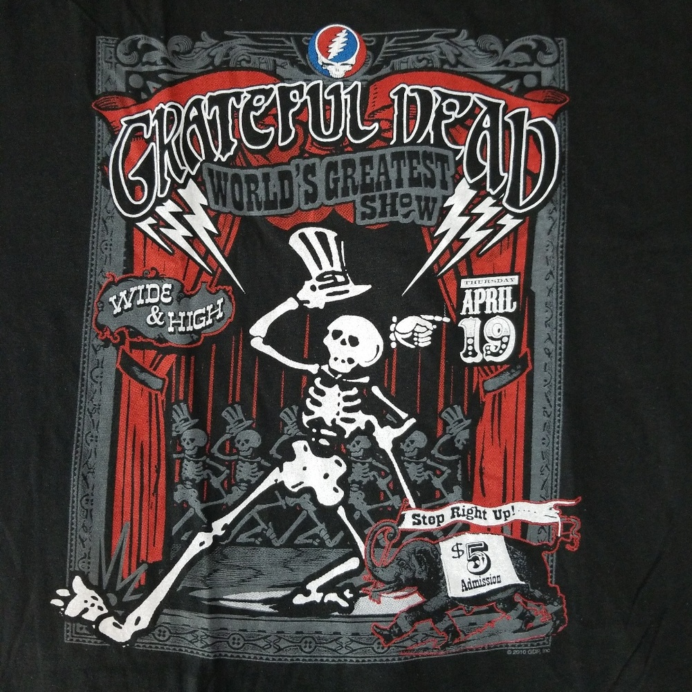 Grateful Dead Worlds Greatest Show Licensed Skully